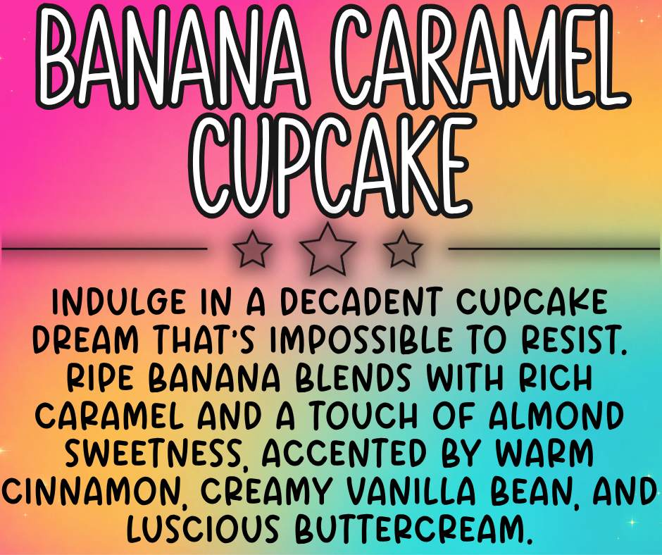 Banana Caramel Cupcake