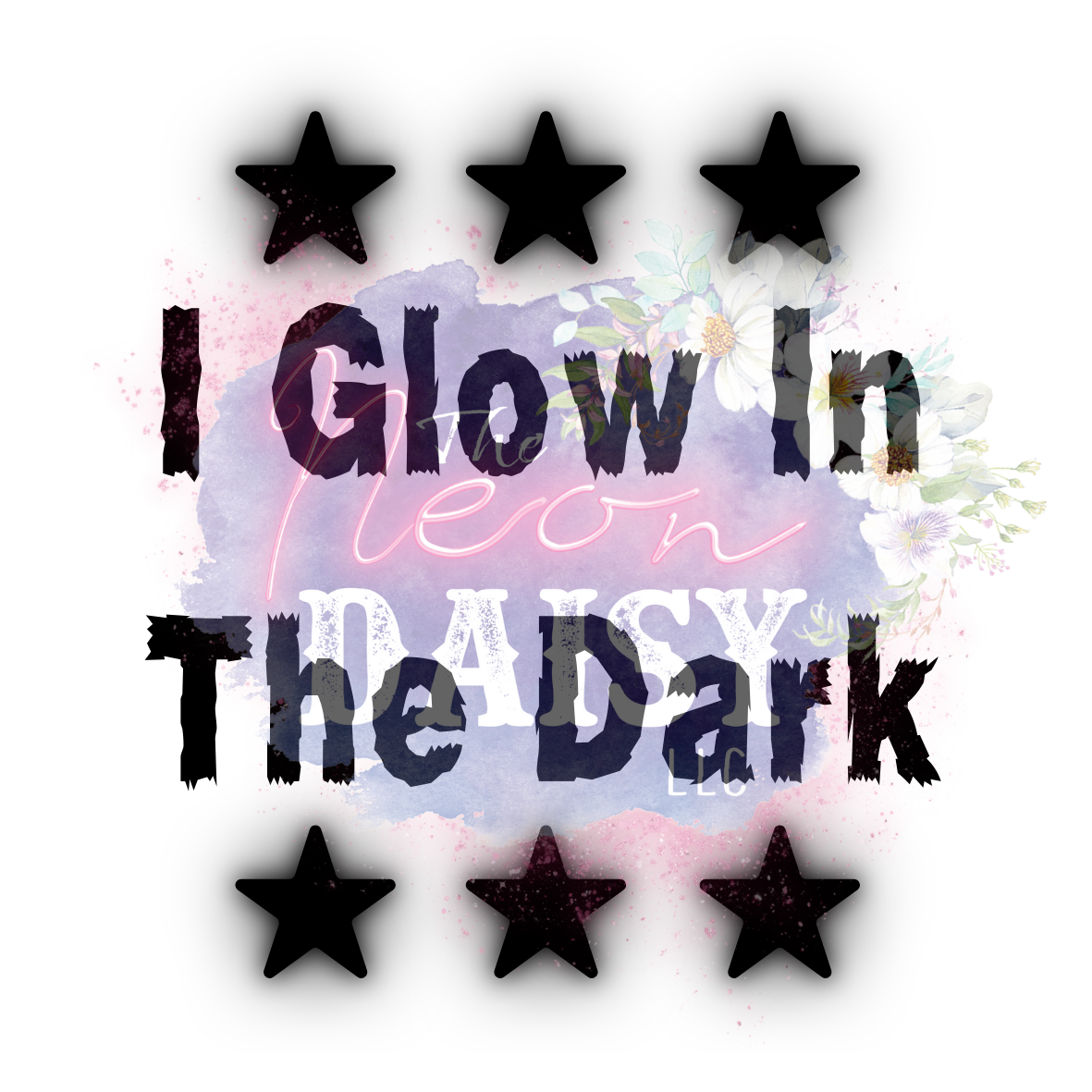 2" I Glow In The Dark Label- 100 in a Bundle.