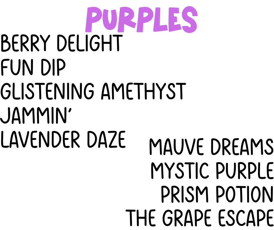 Glitter Dust Sample Bundles