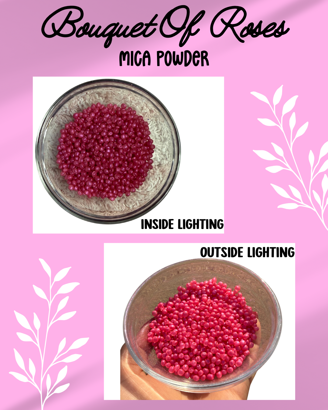 Bouquet Of Roses Mica Powder