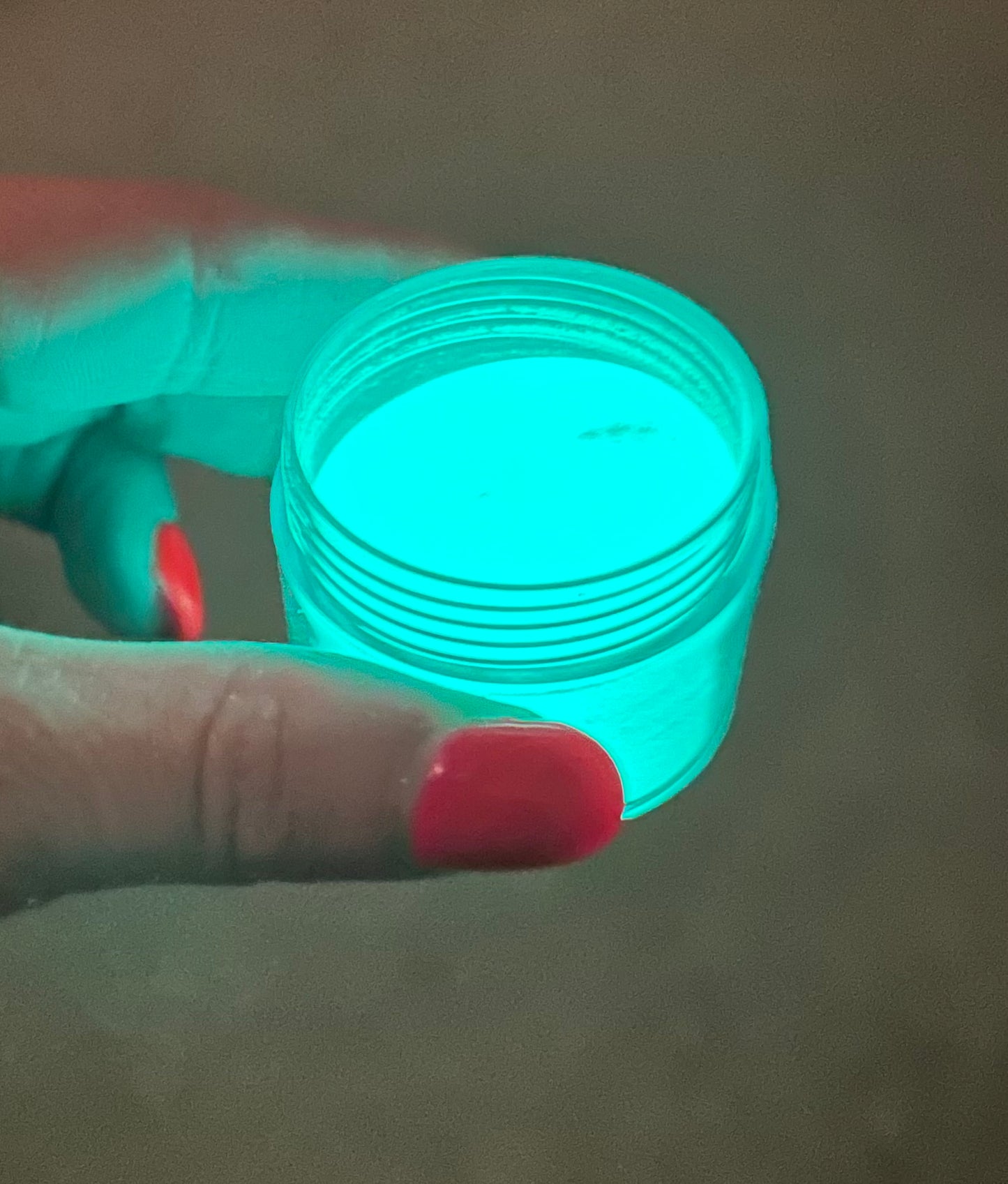 Blue/Teal- Glow In The Dark Powder