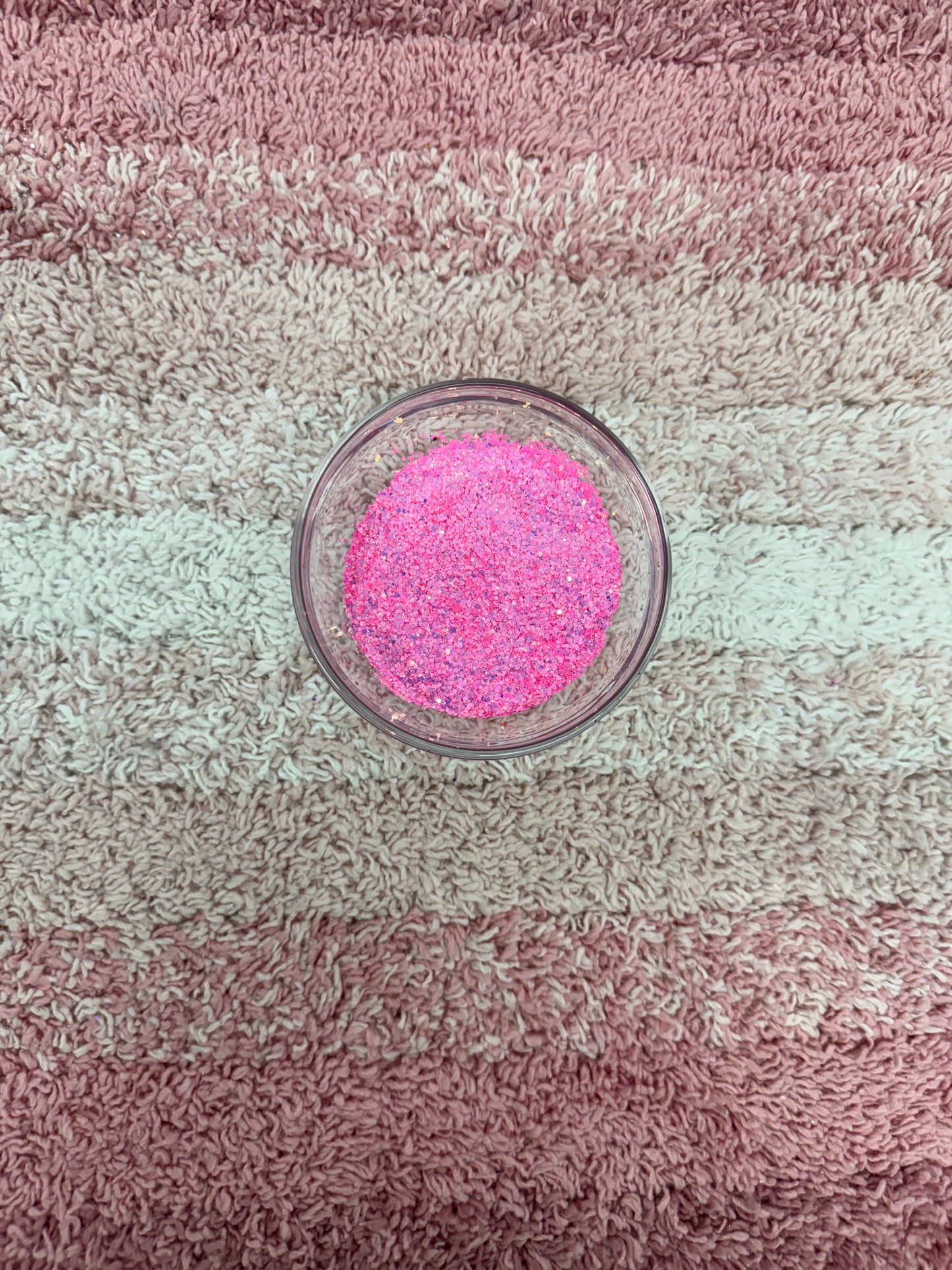 Fuzzy Slippers - Mini Chunky Glitter