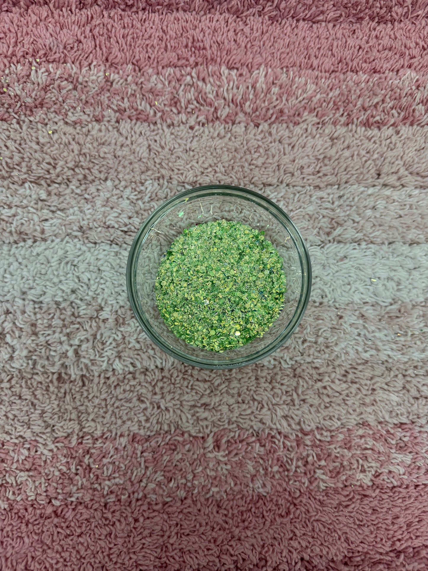 Jeweled Green Apple - Chunky Mix Glitter