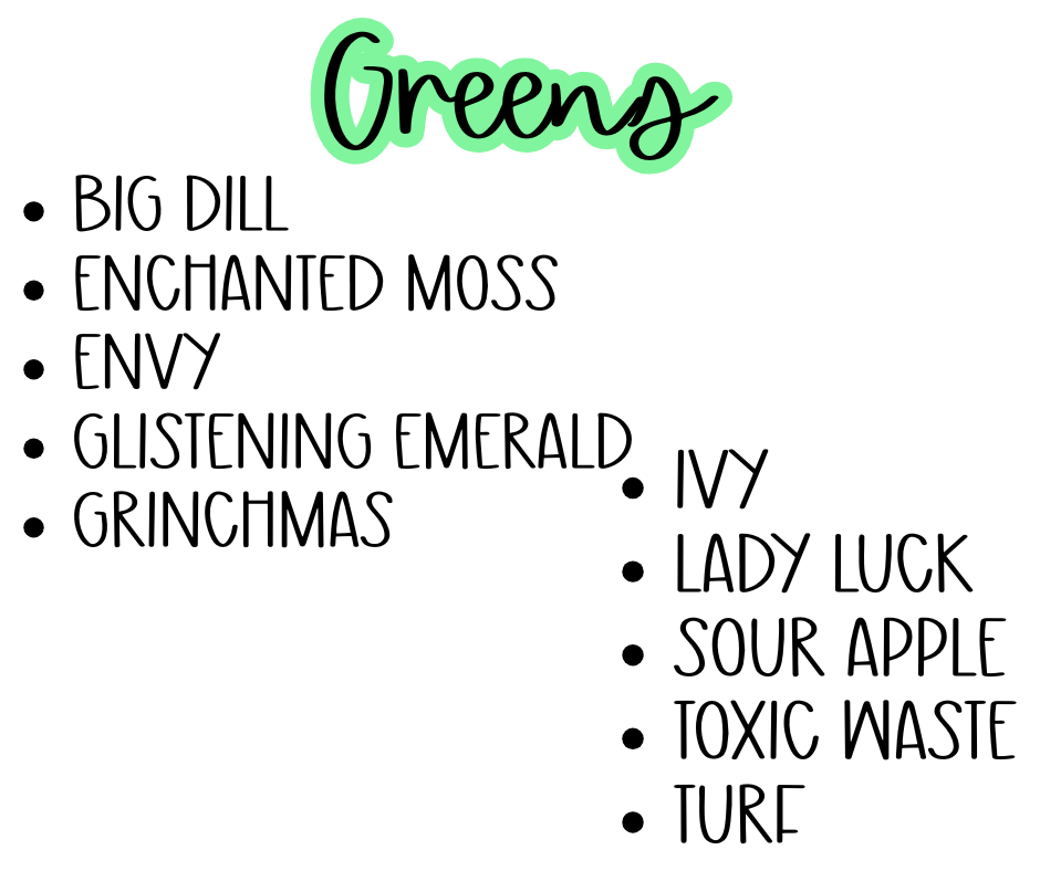 Glitter Dust Sample Bundles