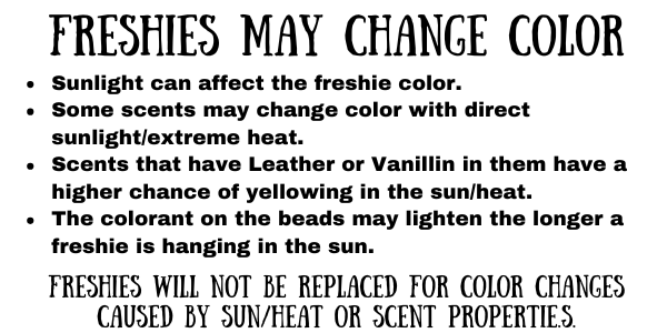 Freshies Color Change Label - 100 Labels In A Bundle