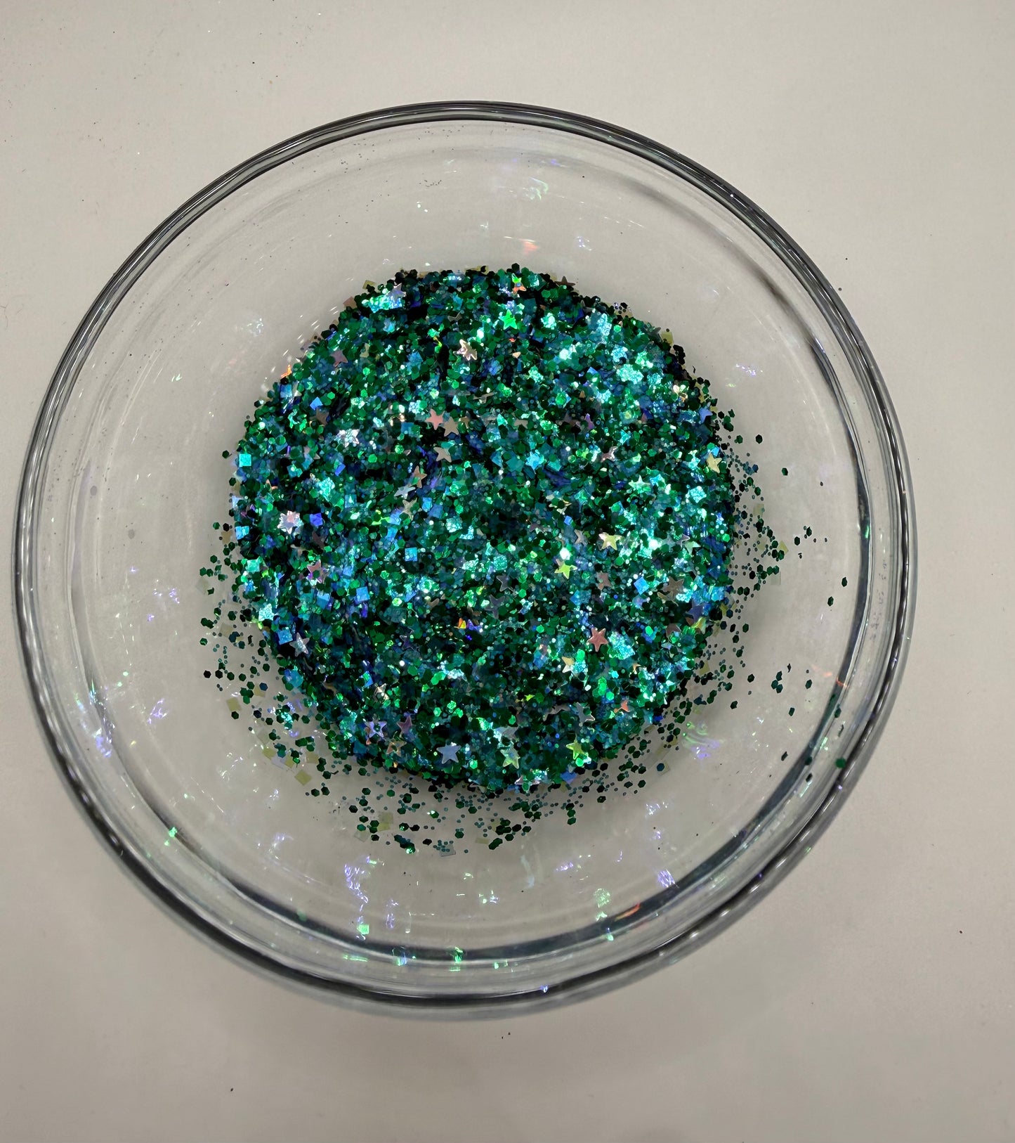 Glimmering Jade - Chunky Mix Glitter