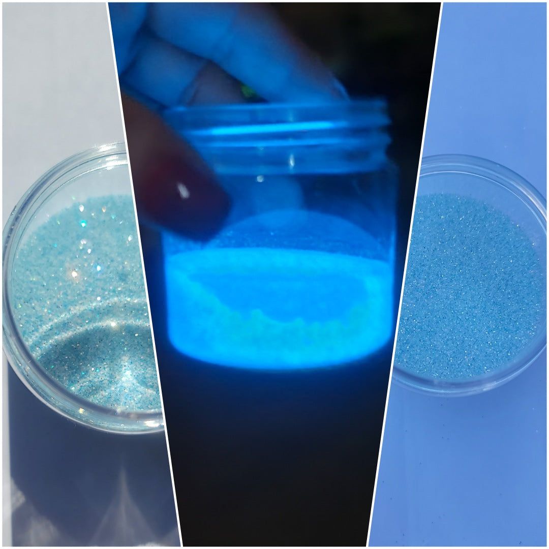 Bam-Blue-Zled (Glow In The Dark) - Extra Fine Glitter