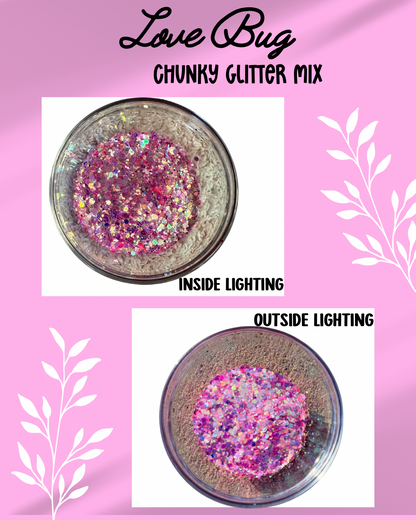 Love Bug - Chunky Mix Glitter