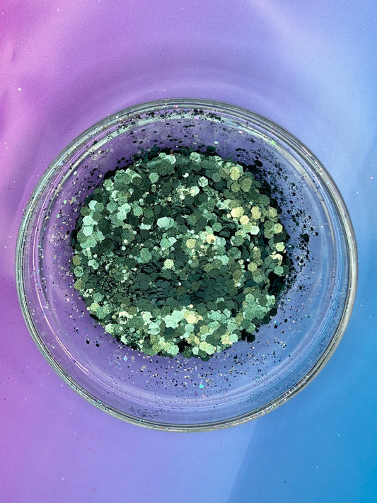 Emerald - Chunky Mix Glitter