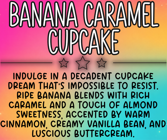 Banana Caramel Cupcake