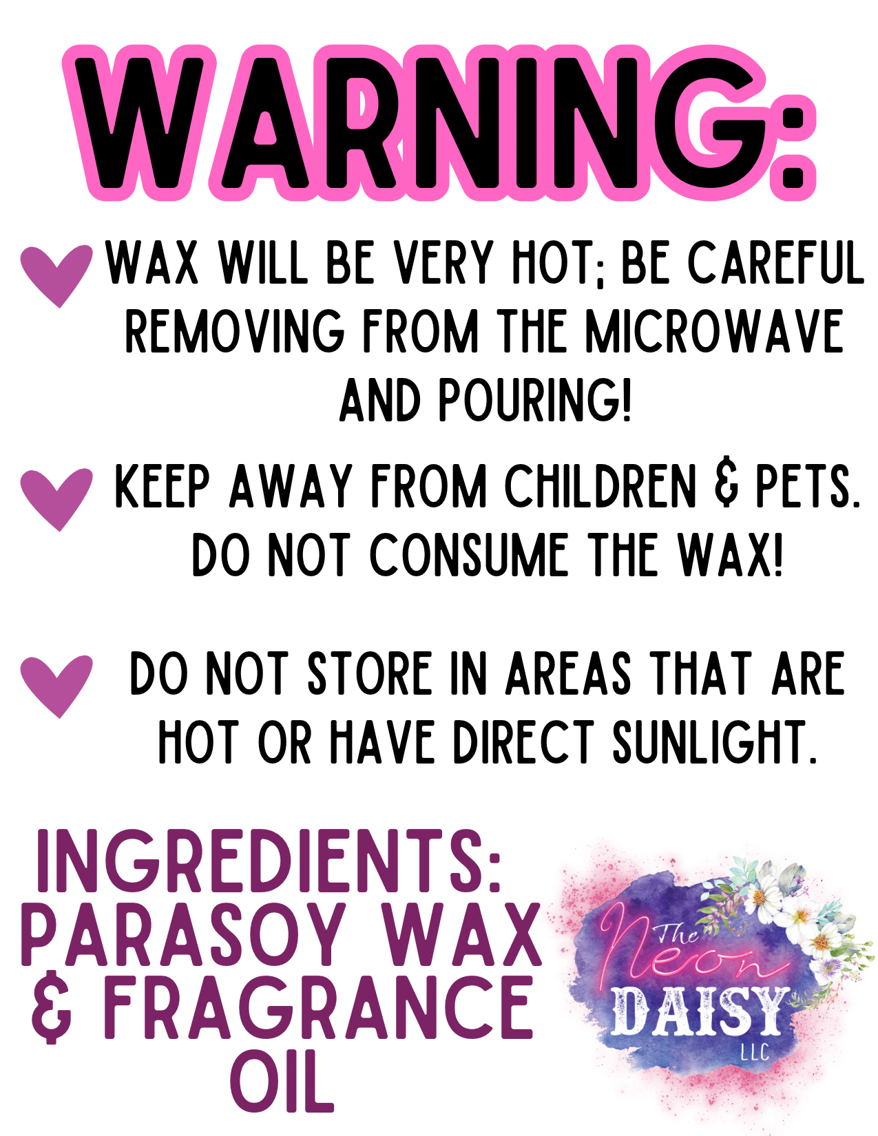 Ready To Melt: Scented Wax (CONTINUED)
