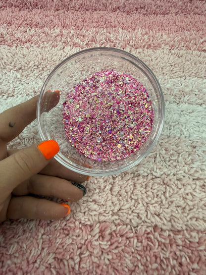 Jeweled Raspberry - Chunky Mix Glitter
