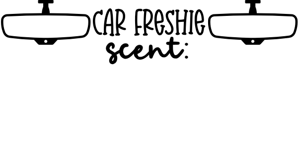 Freshie Scent - 100 Labels In A Bundle
