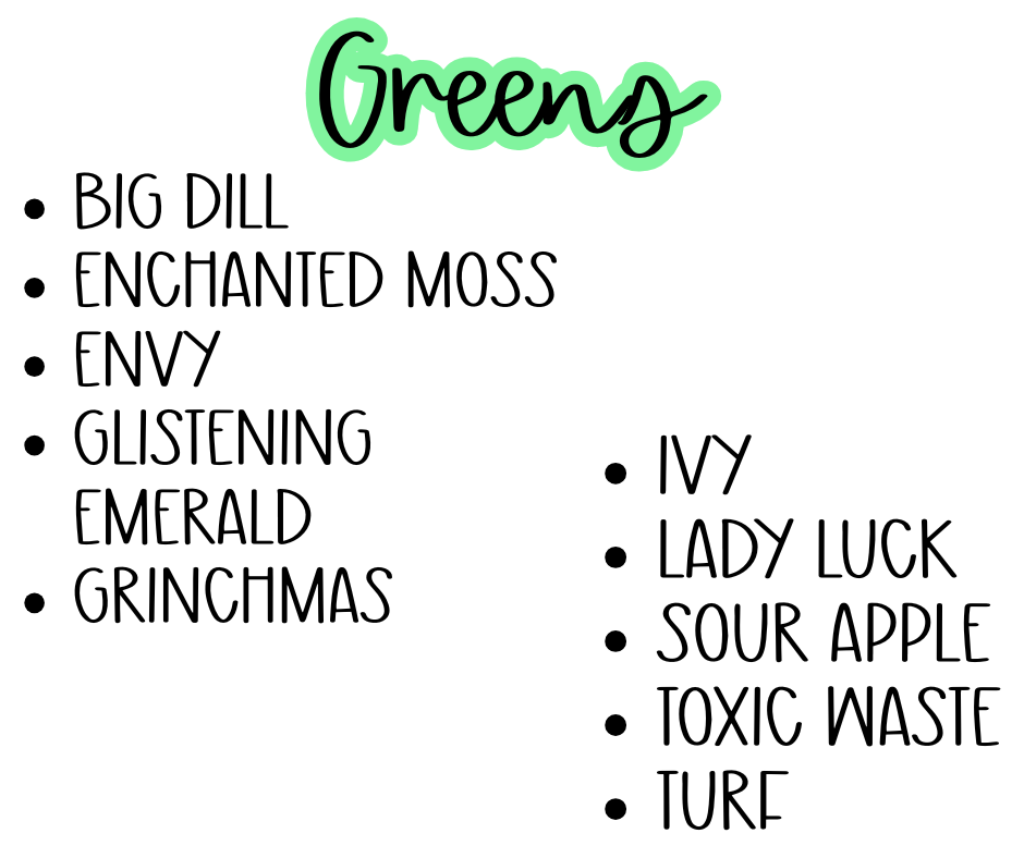 Glitter Dust Sample Bundles