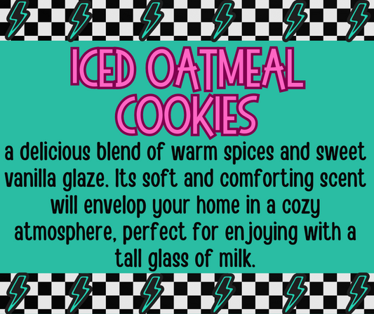 Iced Oatmeal Cookies