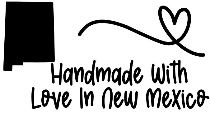 2.25" x 1.25" Handmade With Love- State Label (50 in a Bundle)