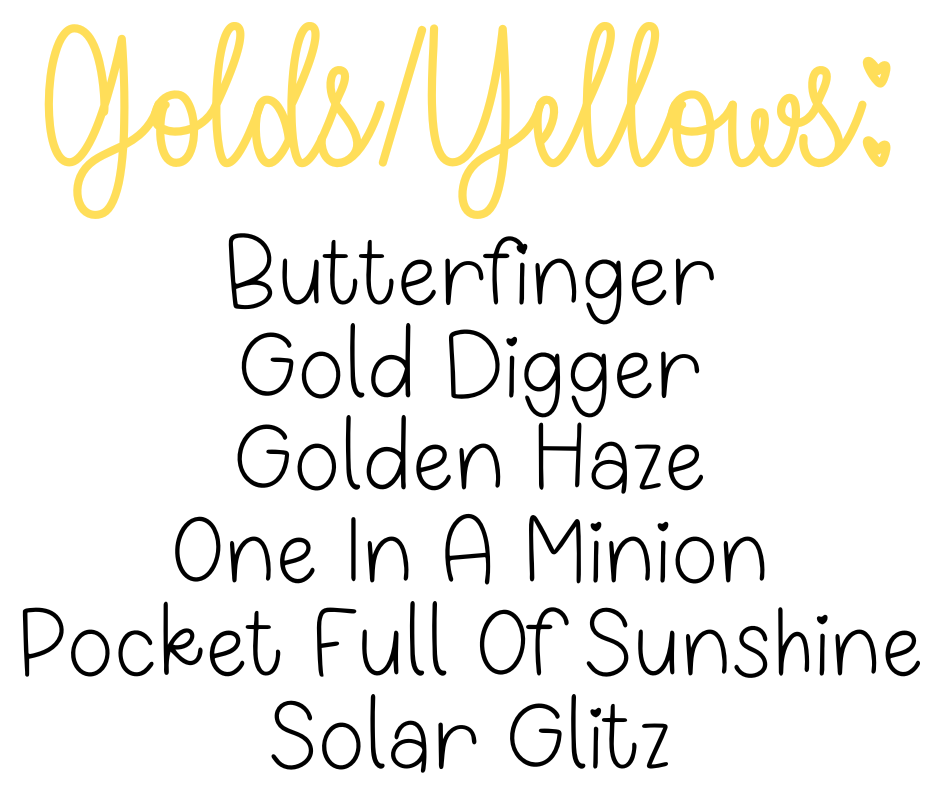 Glitter Dust Sample Bundles