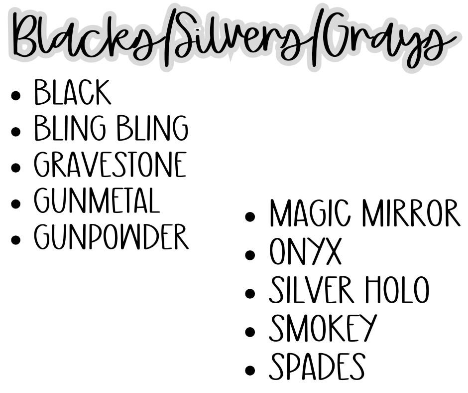 Glitter Dust Sample Bundles