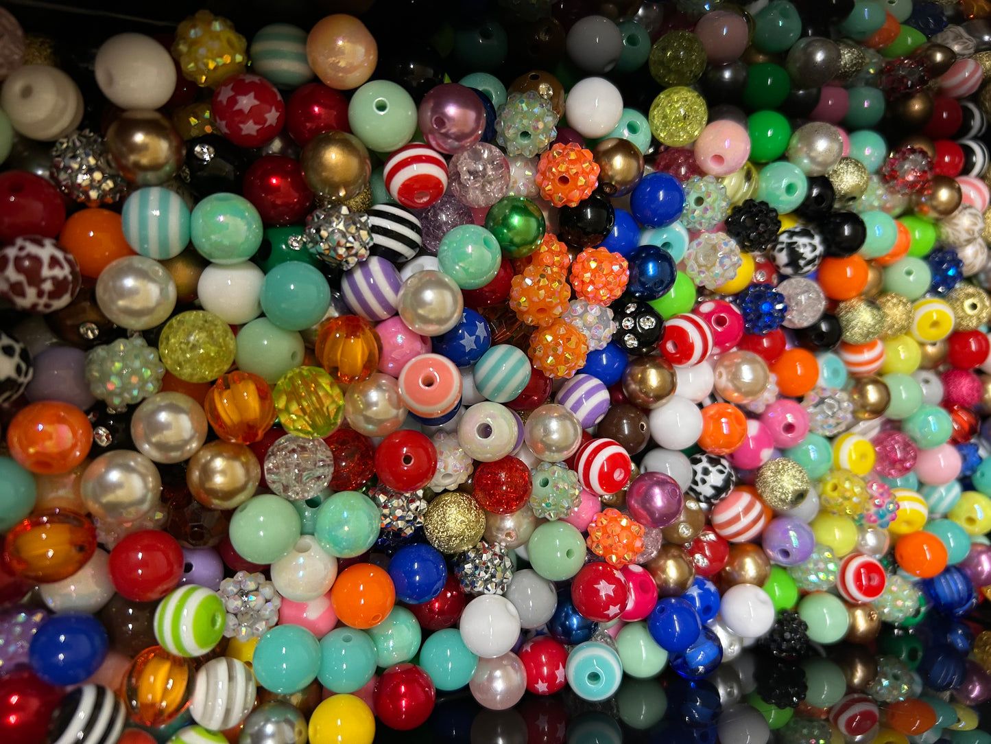 12mm Bubblegum Beads