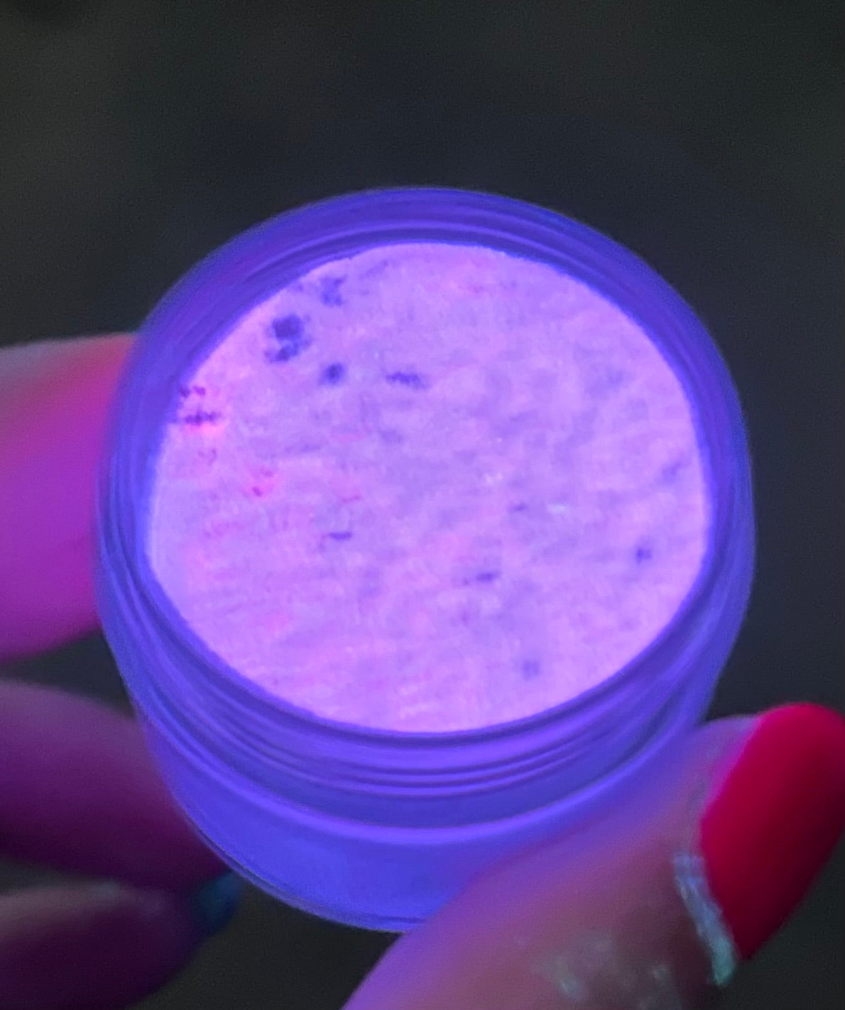 Pink- Glow in the Dark Powder