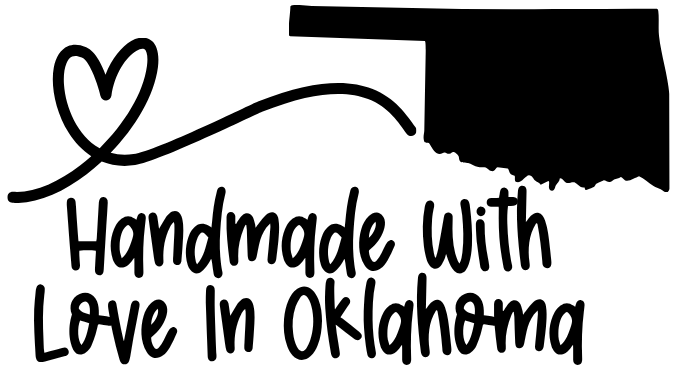 2.25" x 1.25" Handmade With Love- State Label (50 in a Bundle)