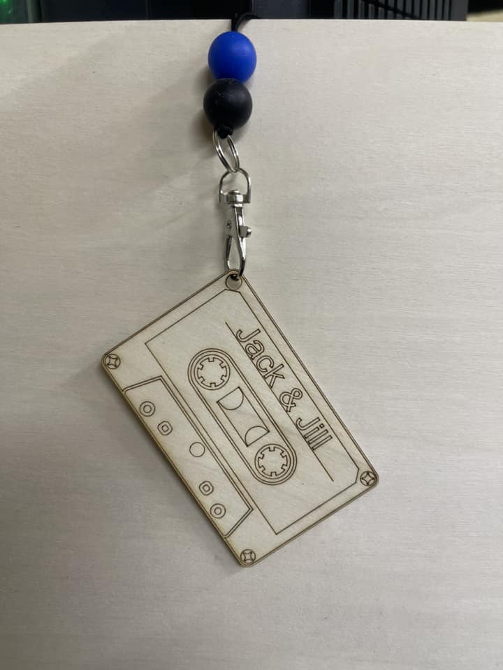 UNFINISHED Cassette Tape Charm