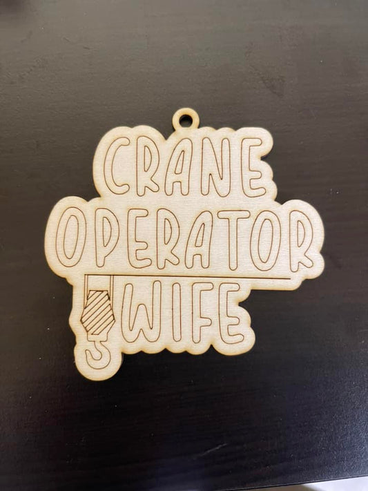 UNFINISHED Crane Operator Wife Charm