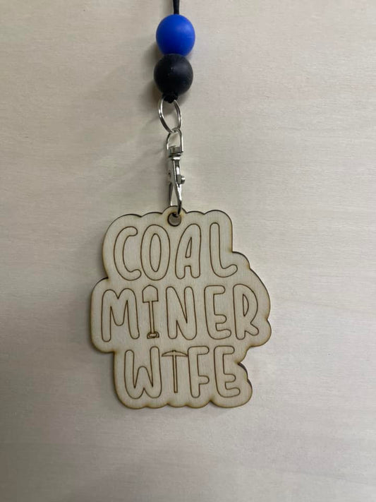 UNFINISHED Coal Miner Wife Charm