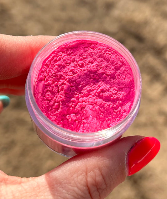 Pink- Glow in the Dark Powder