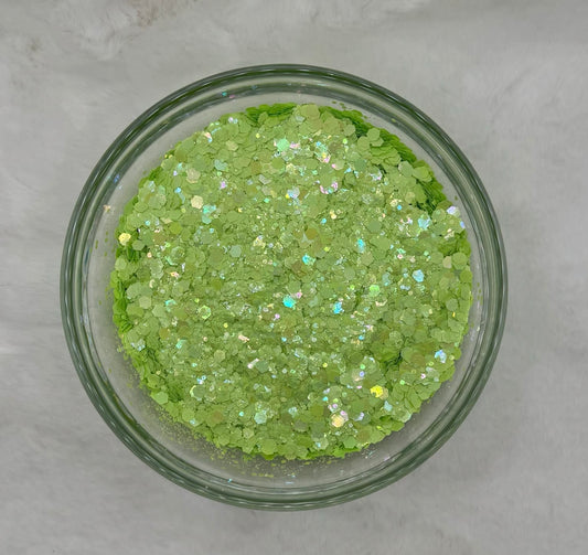 Lime Punch - Chunky Mix Glitter