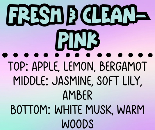 Fresh & Clean - Pink