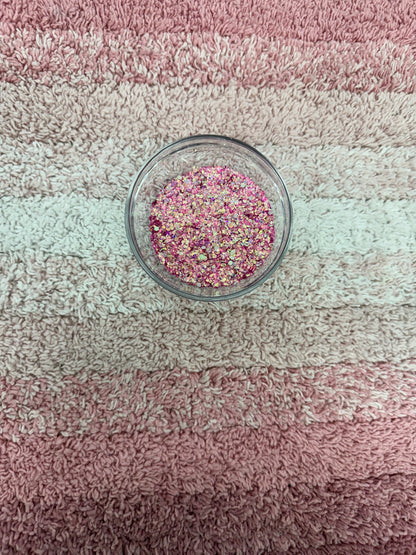 Jeweled Raspberry - Chunky Mix Glitter