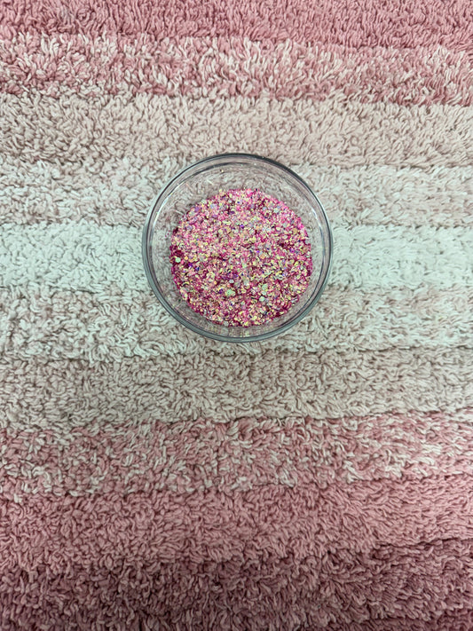 Jeweled Raspberry - Chunky Mix Glitter