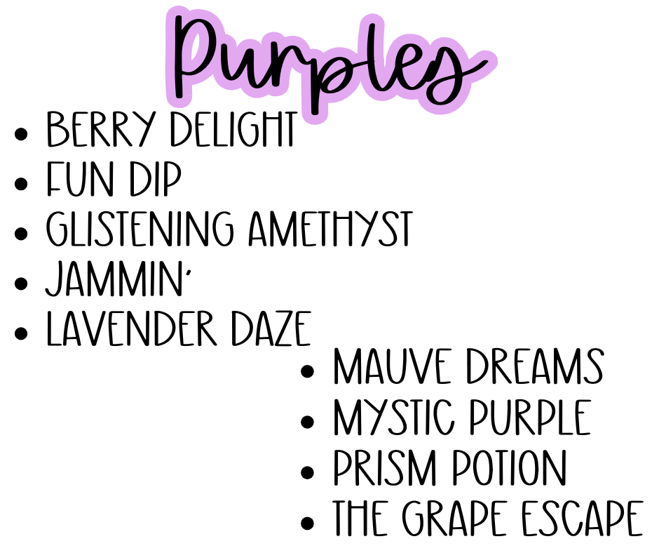 Glitter Dust Sample Bundles