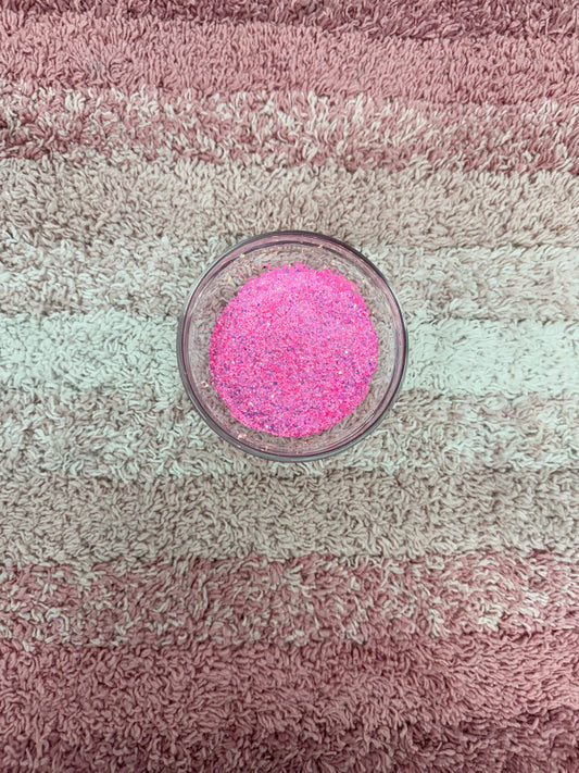 Fuzzy Slippers - Mini Chunky Glitter