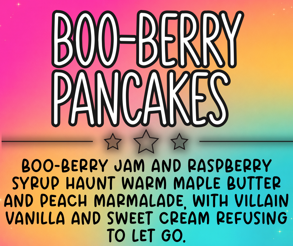 Boo-Berry Pancakes