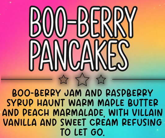 Boo-Berry Pancakes