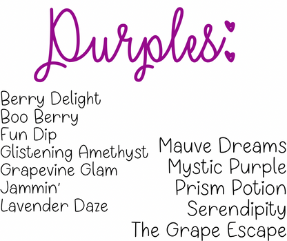 Glitter Dust Sample Bundles