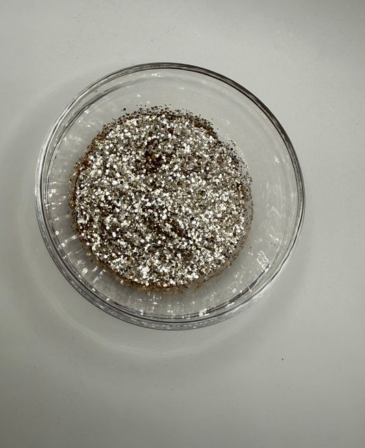 Champagne Ice - Mini Chunky Glitter