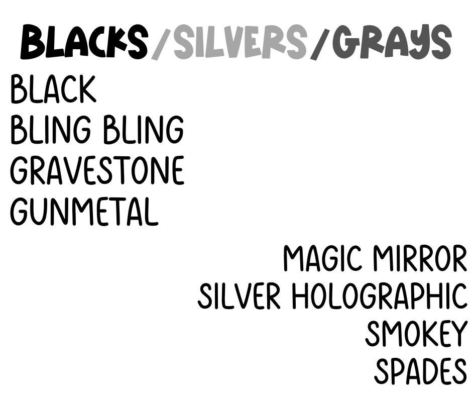 Glitter Dust Sample Bundles
