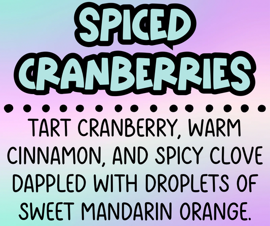 Spiced Cranberries