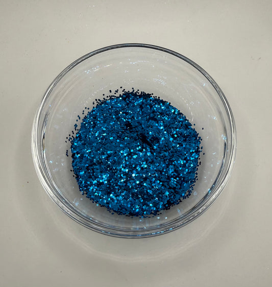 Laser Blue - Mini Chunky Glitter