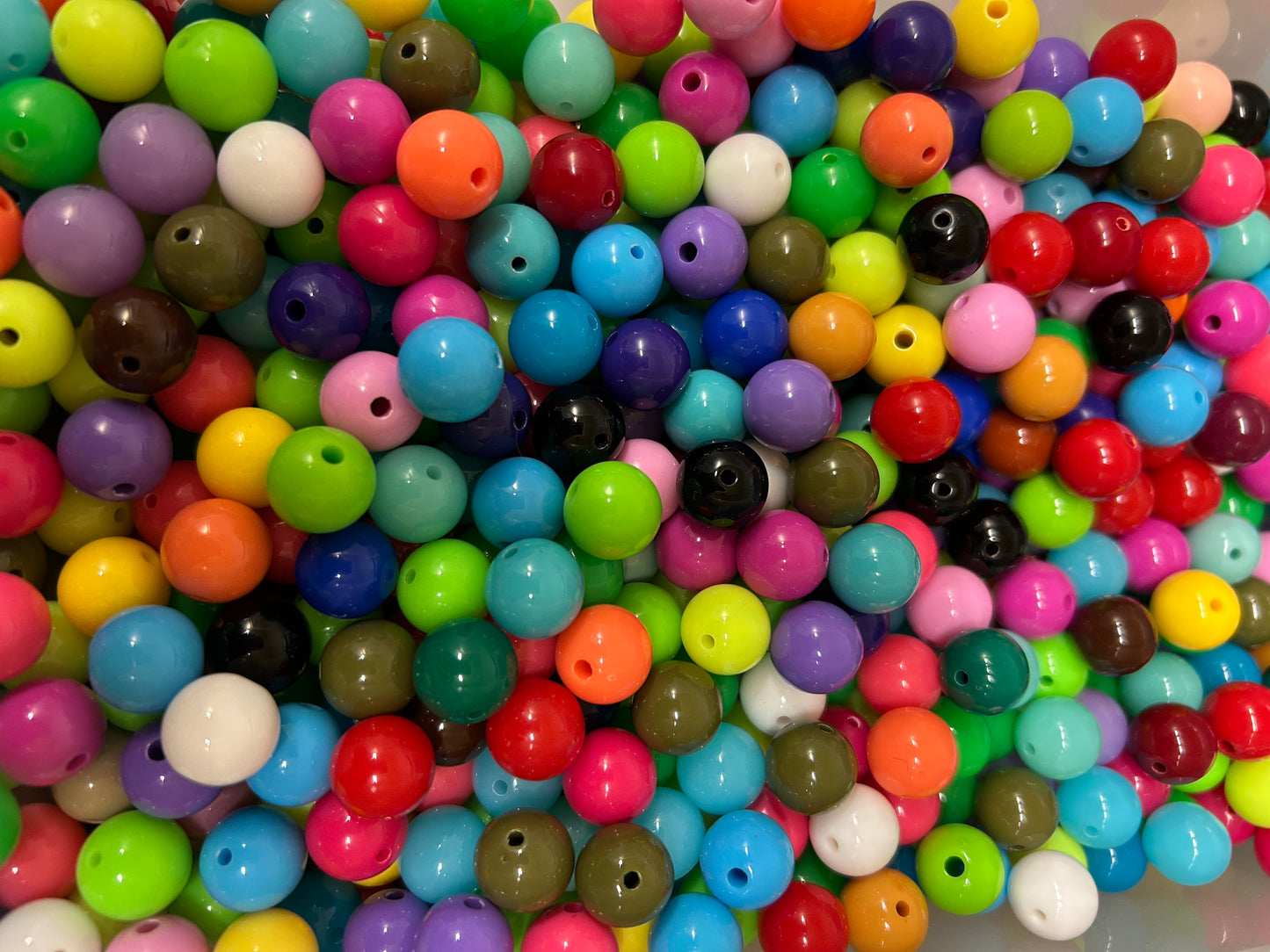 12mm Bubblegum Beads