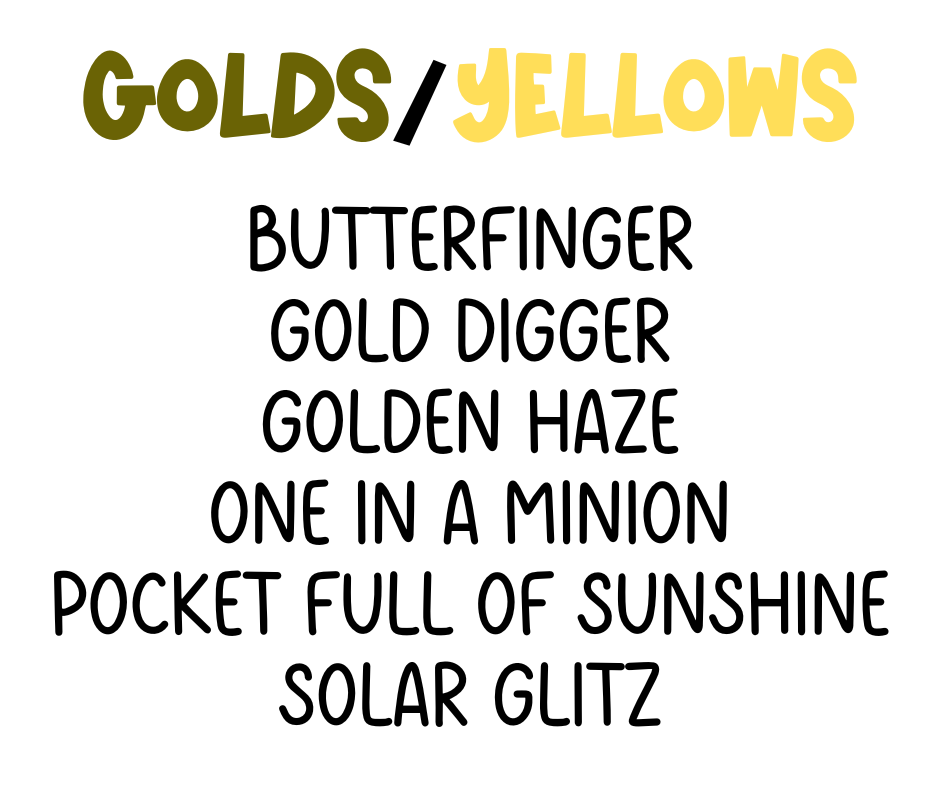 Glitter Dust Sample Bundles