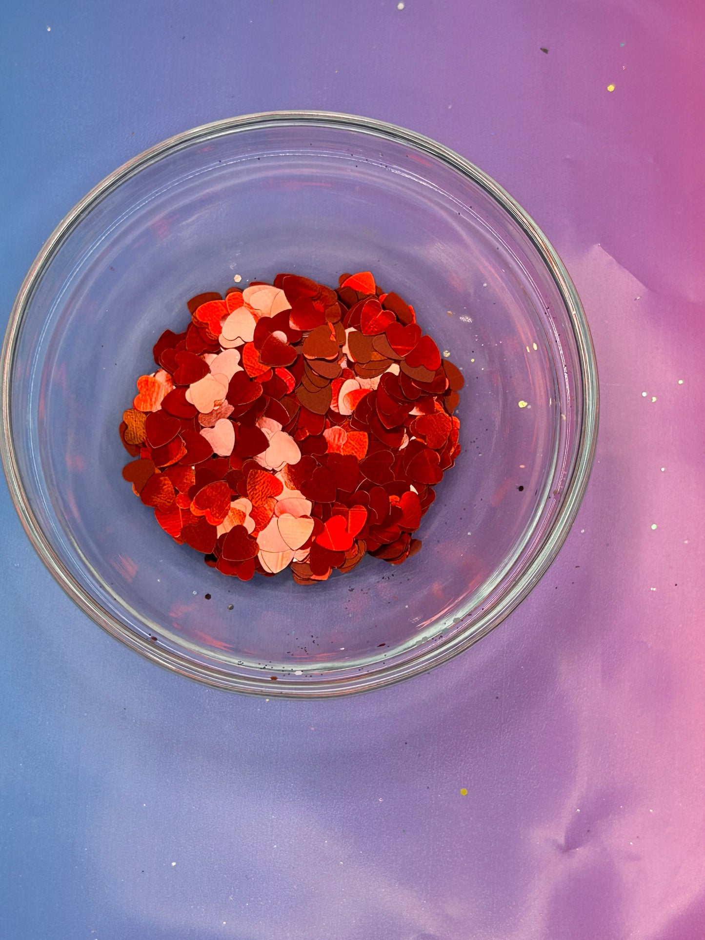 Jar of Hearts- Shaped Glitter