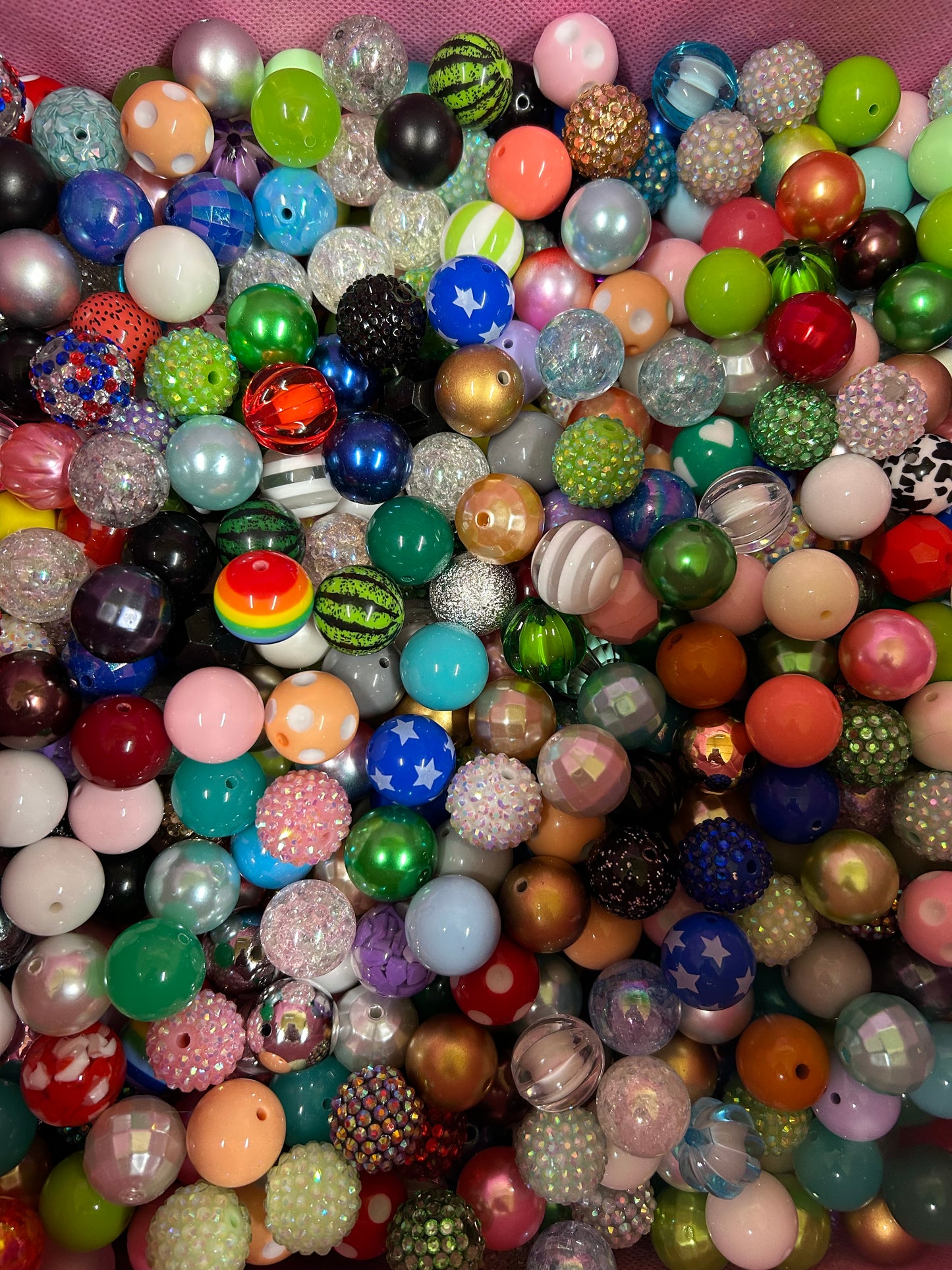 20mm Bubblegum Beads