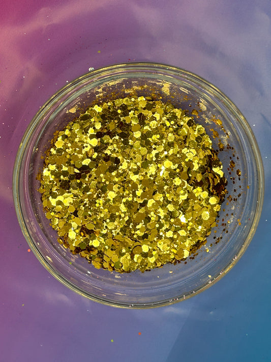 Golden Sun - Chunky Mix Glitter
