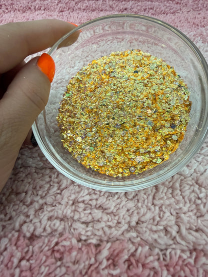 Jeweled Pineapple - Chunky Mix Glitter