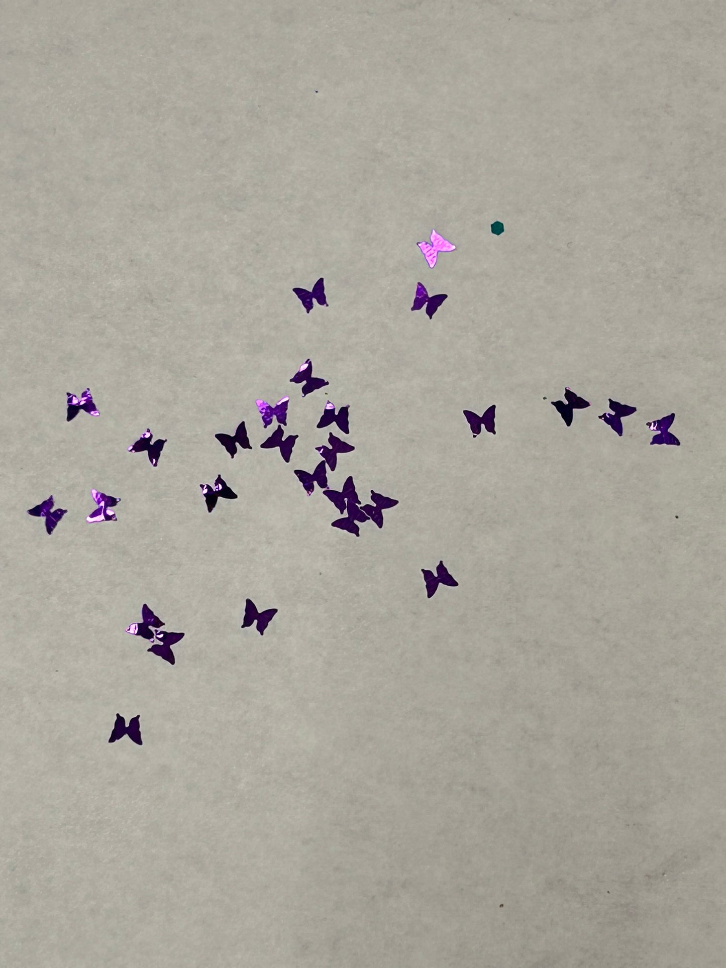 Butterfly Kisses- Shaped Glitter
