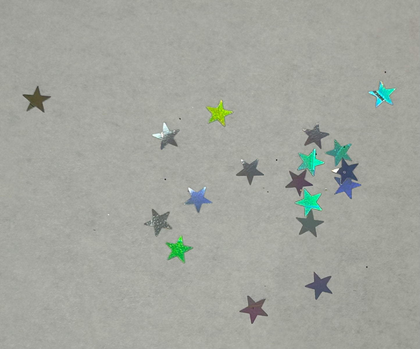 Shooting Stars- Shaped Glitter